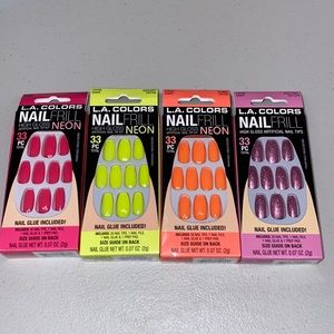 L.A. Colors Nail Frill, Highlight Coffin, 33 pc.